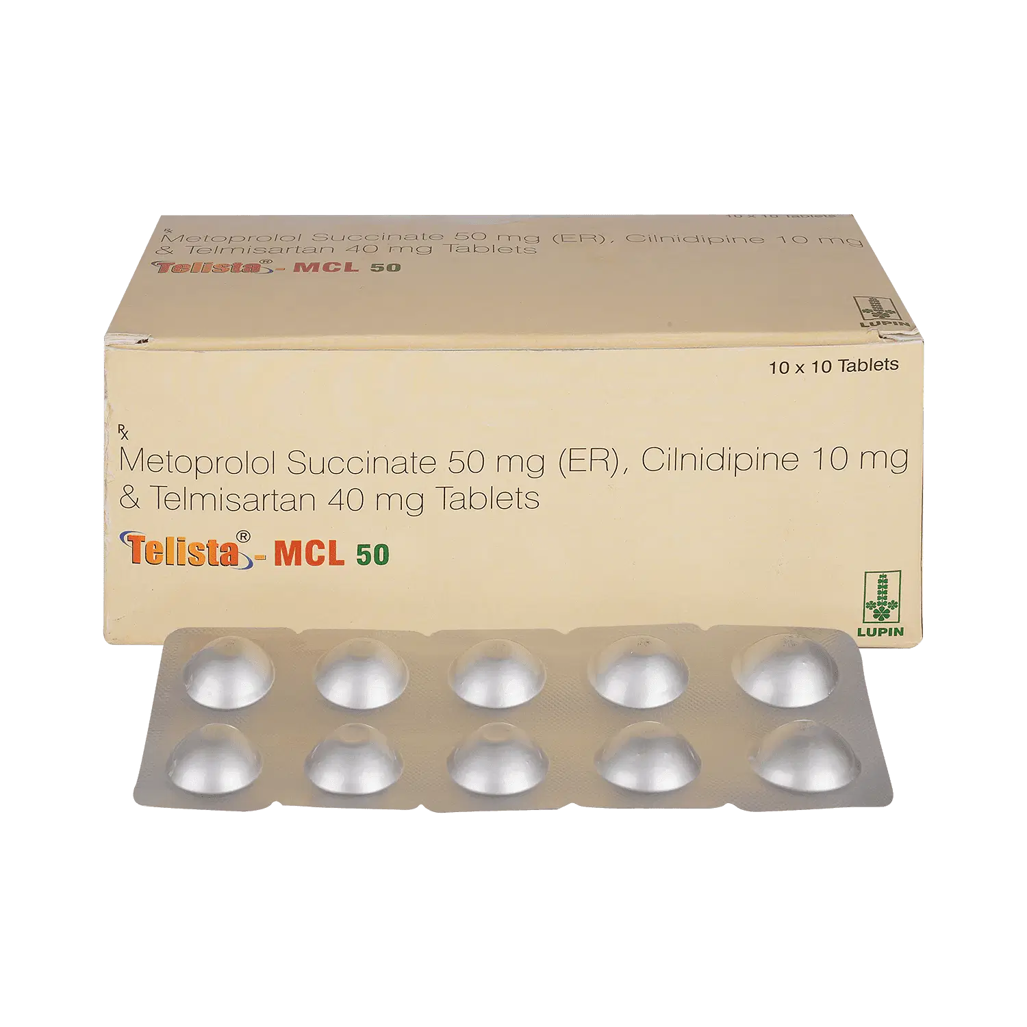 Telista MCL 10mg/25mg/40mg Tablet